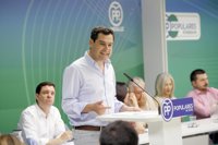 Moreno promete hacer todo lo que esté en su mano para una sola candidatura en el Congreso del PP