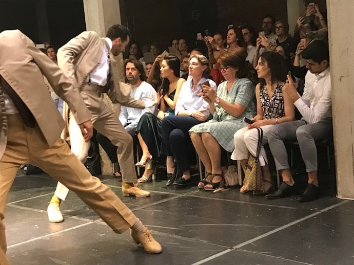 Higueras en el desfile de Oteyza