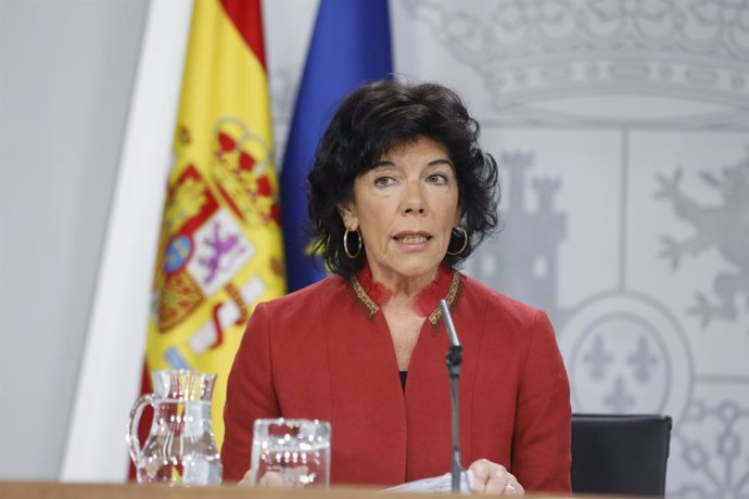 Rueda de prensa de la portavoz del Gobierno, Isabel Celaá, tras el Consejo