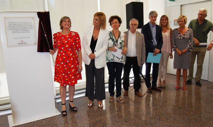 La consellera Alba Vergés en el CAP de Figueres