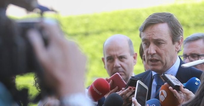 Declaraciones de Rafael Hernando, portavoz del PP en el Congreso, ante el TC