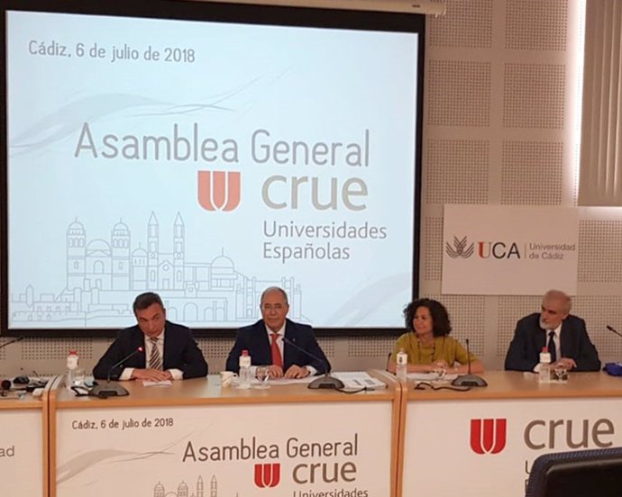 Asamblea General de la CRUE en la Universidad de Cádiz