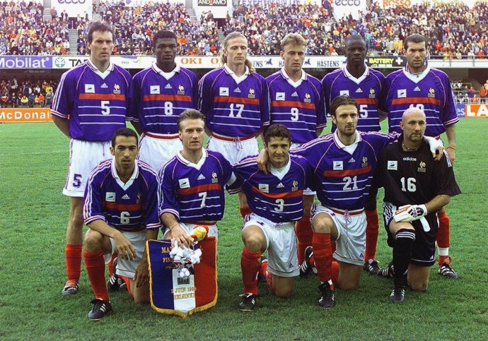 La selección francesa del año 1998, campeona del mundo