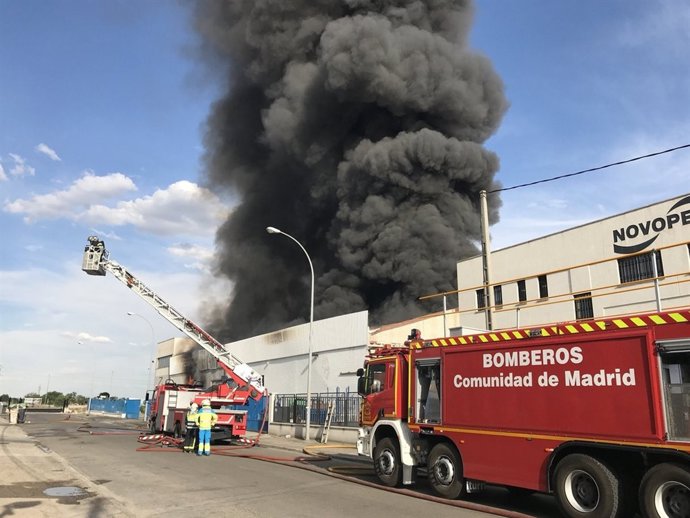 Incendio Getafe