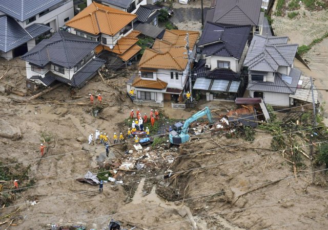 Lluvias torrenciales en Japón 2018