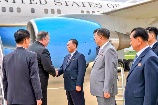 Mike Pompeo en Corea del Norte