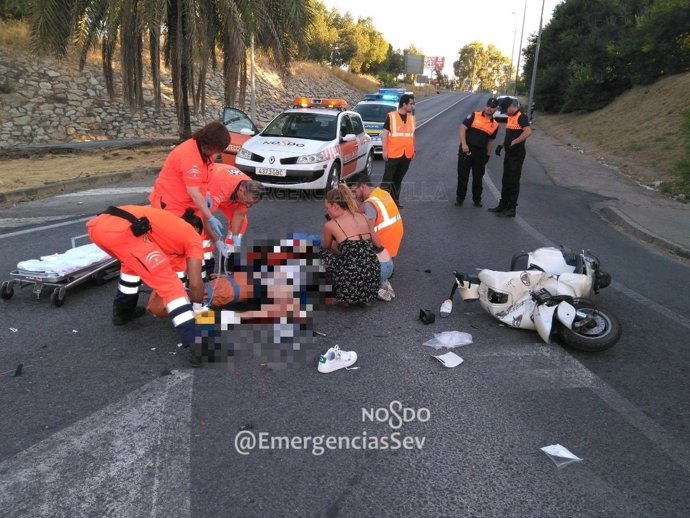 Accidente de tráfico en Sevilla