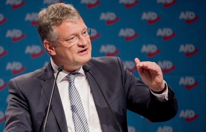 El presidente de AfD Joerg Meuthen 