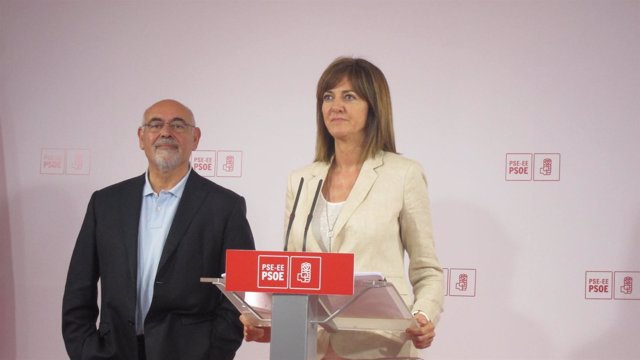 José Antonio Pastor e Idoia Mendia, PSE