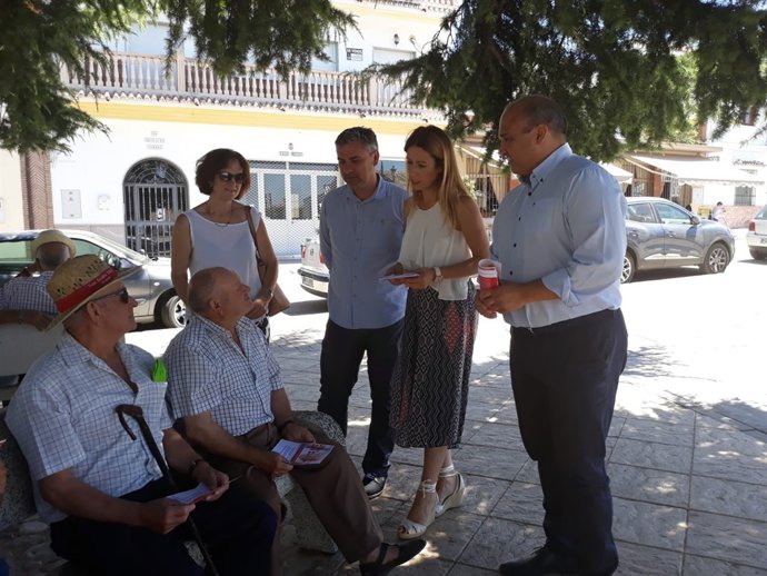 PSOE en Periana visita mayores