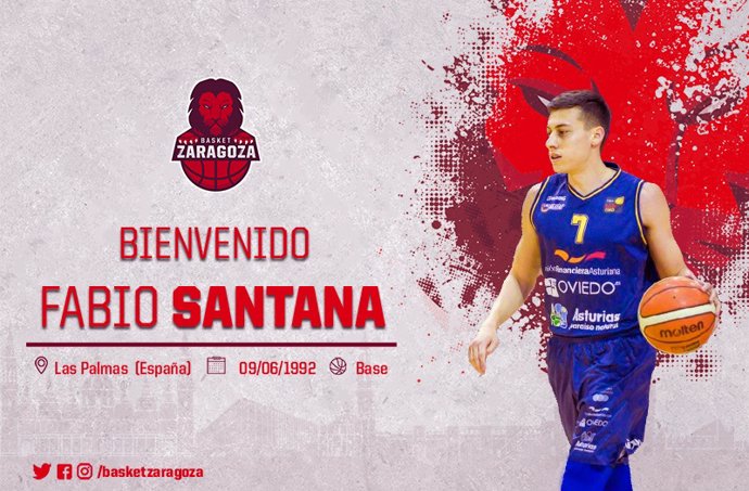 El Basket Zaragoza firma al base Fabio Santana para las dos próximas temporadas