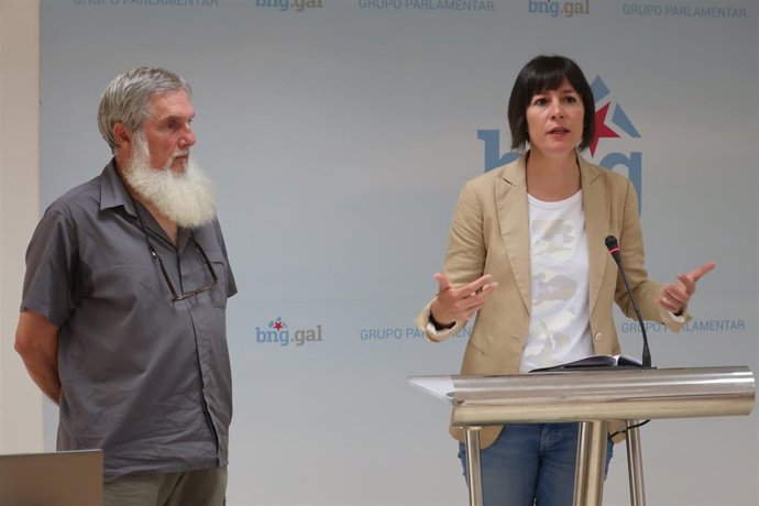 Ana Pontón y Xosé Luis Rivas 'Mini' (BNG)     