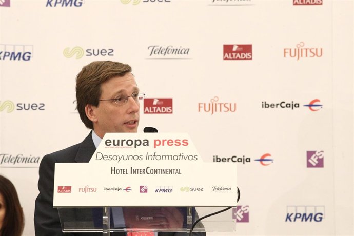 José Luis Martínez-Almeida participa en los Desayunos de Europa Press