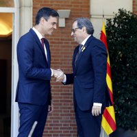 Sánchez y Torra se reúnen durante dos horas y media