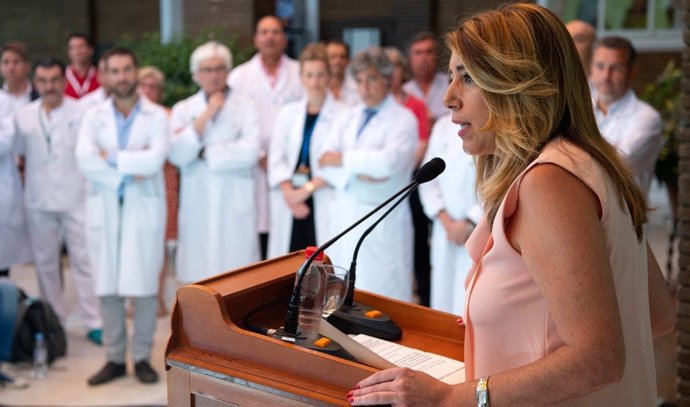 Susana Díaz visita el Virgen del Rocío