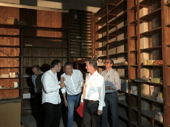 Santisteve, Rivarés y Muñoz en la Imprenta Blasco