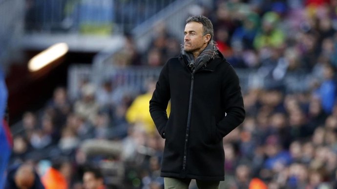 El tècnic del FC Barcelona, Luis Enrique Martínez