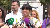 Teresa Rodríguez: Echenique "entra en campaña desde Madrid" en las primarias andaluzas de forma "poco sutil"