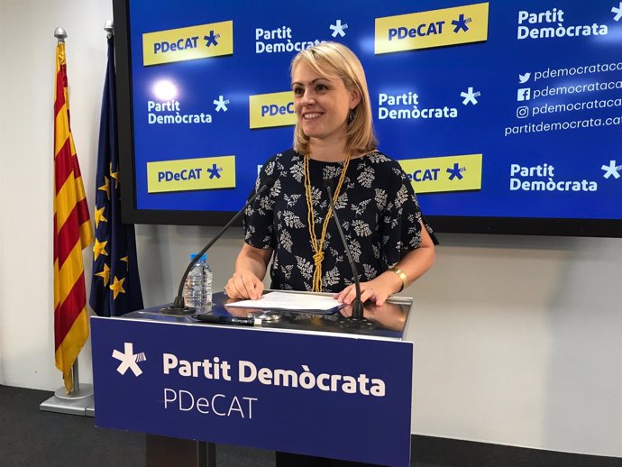 La portavoz del PDeCAT Maria Senserrich valora la reunión