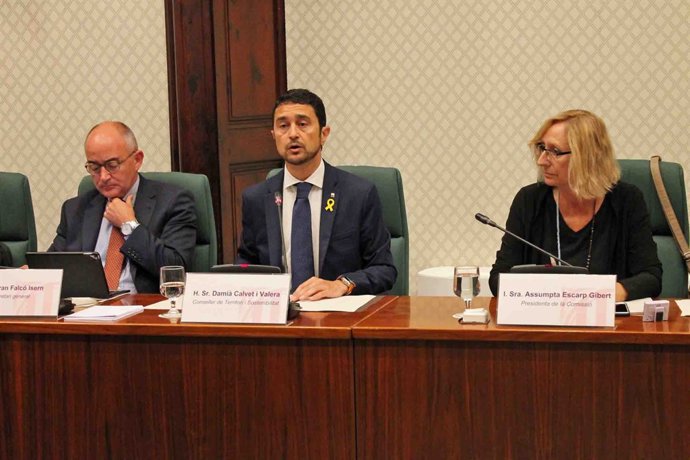 El conseller de Territori i Sostenibilitat, Damià Calvet