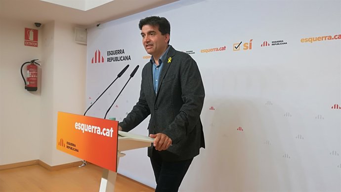 El líder d'ERC en el Parlament Sergi Sabrià