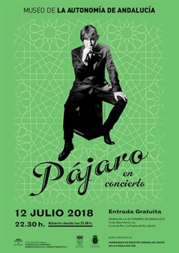 Concierto de 'Pájaro' en el Museo de la Autonomía de Andalucía
