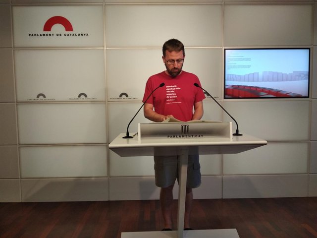 El diputado de la CUP en el Parlament Vidal Aragonés