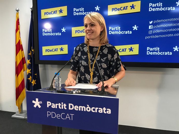 La portaveu del PDeCAT Maria Senserrich valora la reunió