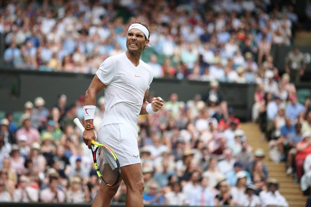 Nadal celebra su victoria