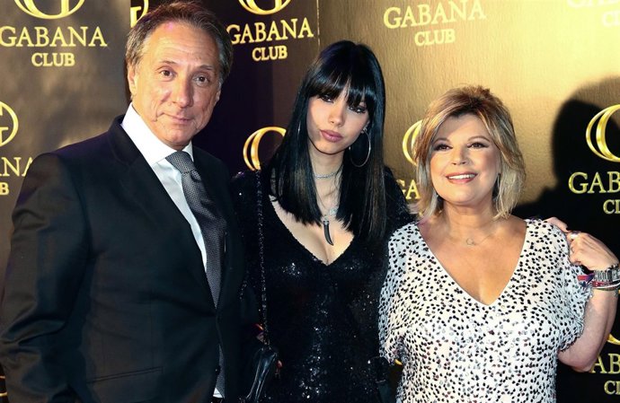Terelu Campos con Alejandro Rubio y su hija Alejandra Rubio Borrego