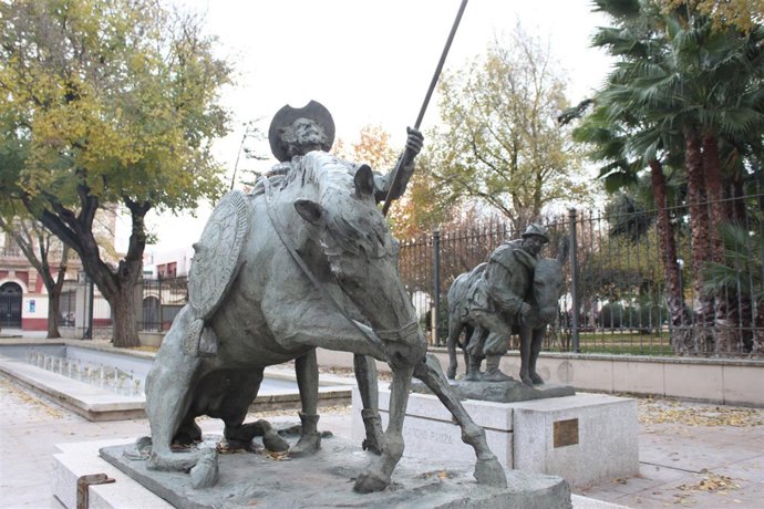 QUIJOTE Y SANCHO PANZA , CIUDAD REAL