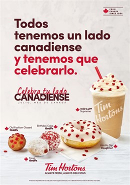 TIM HORTONS CELEBRA EL DÍA DE CANADÁ