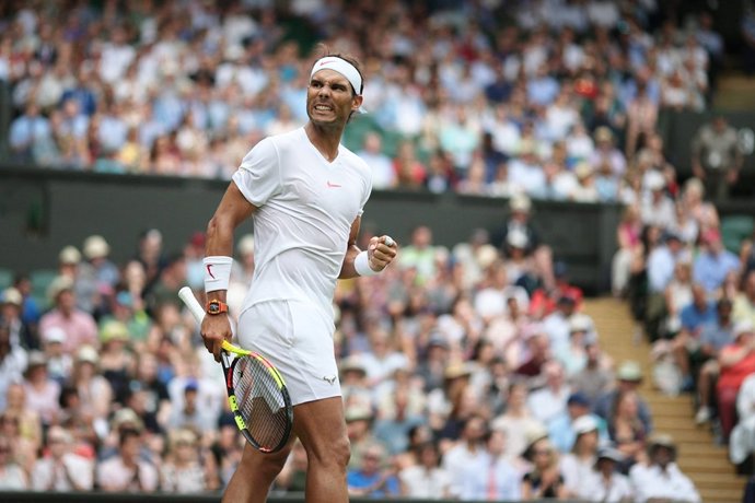 Nadal celebra la seva victòria