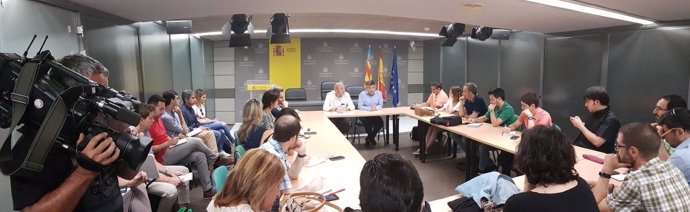 Encuentro con el delegado del Gobierno en la Comunitat Valenciana