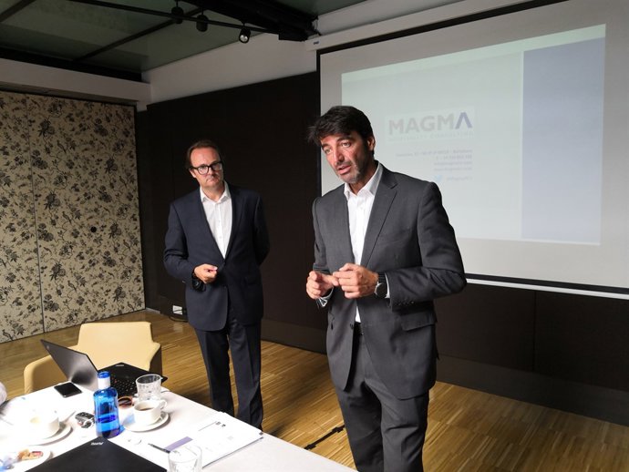 Els socis fundadors de Magma, Albert Grau i Bruno Hallé