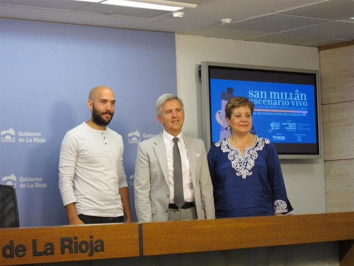 De izquierda a derecha, Calzada, Rodríguez Osés y Martínez.               