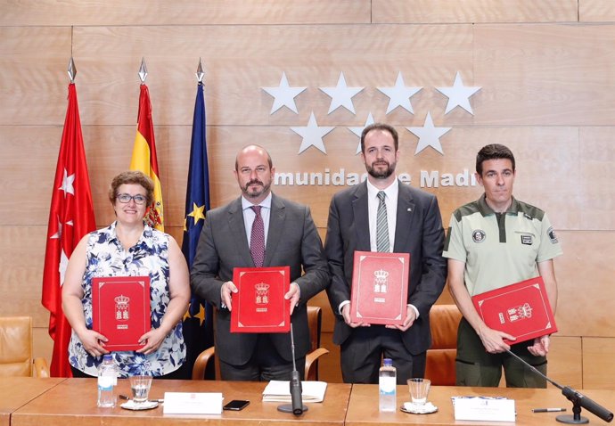 Acuerdo con los agentes forestales en la Comunidad de Madrid