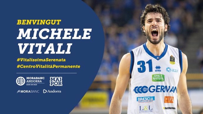 El nuevo jugador del MoraBanc Andorra Michele Vitali