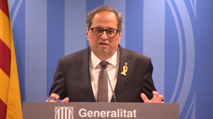El presidente de la Generalitat Quim Torra, en una foto de archivo