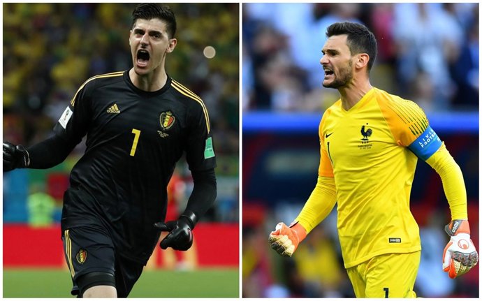 Courtois (Bélgica) y Lloris (Francia)