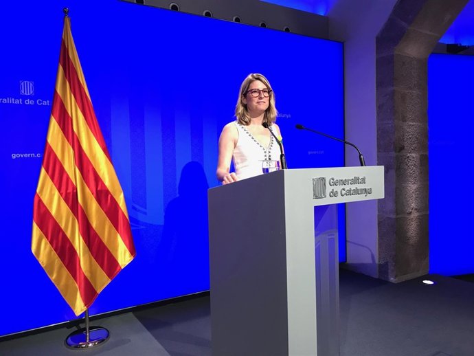 La portavoz del Govern, Elsa Artadi