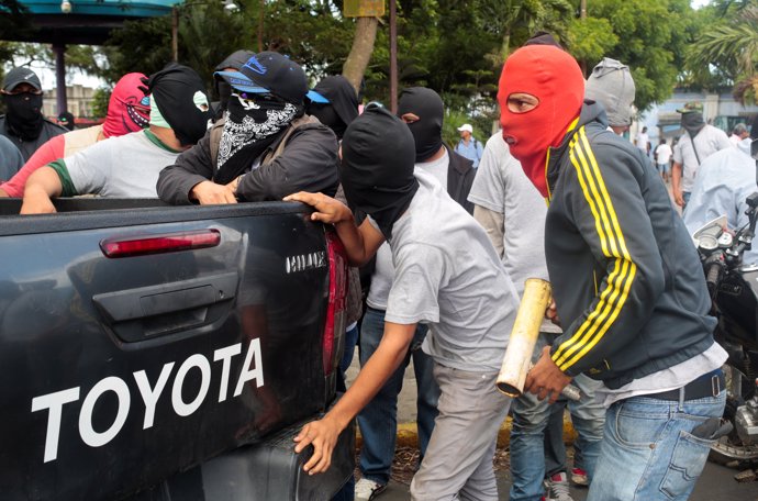 Altercados en Diriamba, Nicaragua 