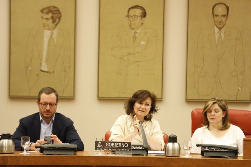 Carmen Calvo comparece en la Comisión de Igualdad del Congreso