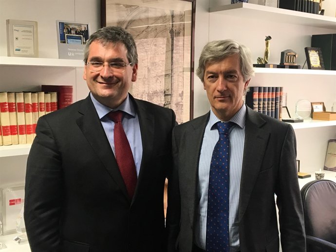 Els dirigents de GVC Gaesco Gestió Jaume Puig i Victor Peiro
