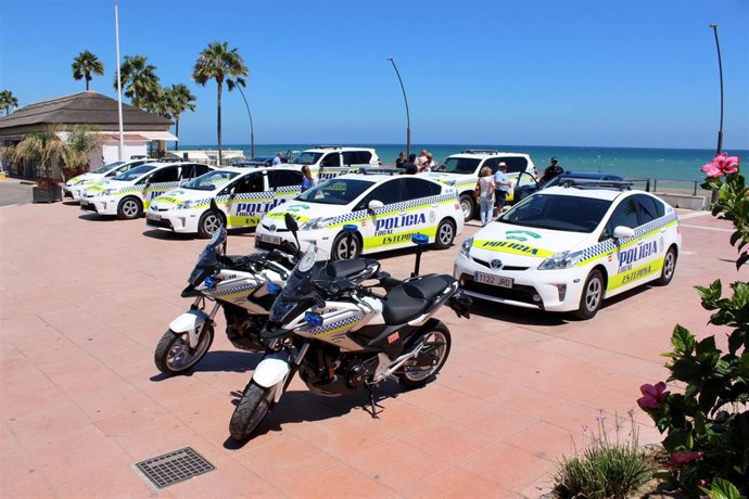 Policia local de estepona coches motos patrulla