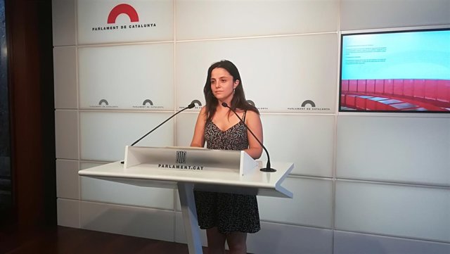 La diputada de la CUP en el Parlament Maria Sirvent