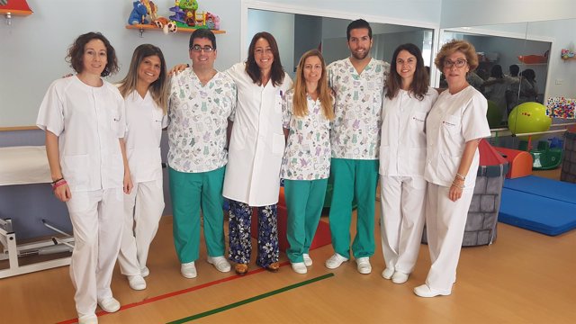 Profesionales del Hospital Victoria Eugenia