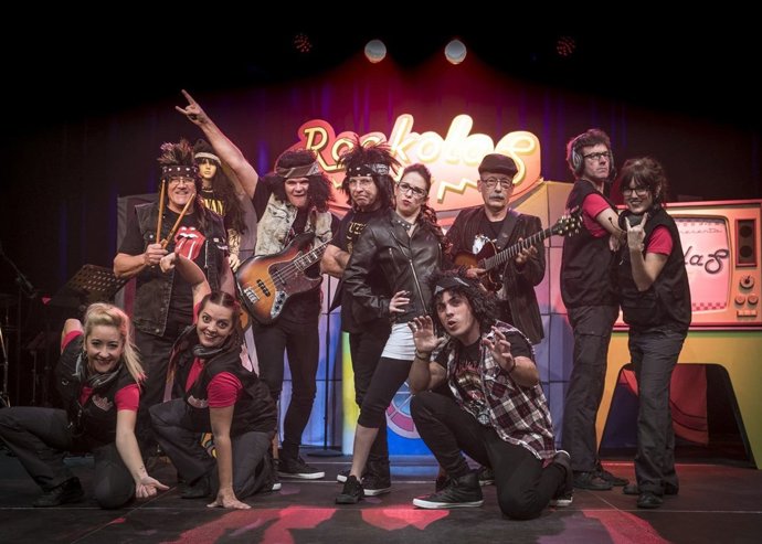 Los protagonistas de 'Los Rockolas'