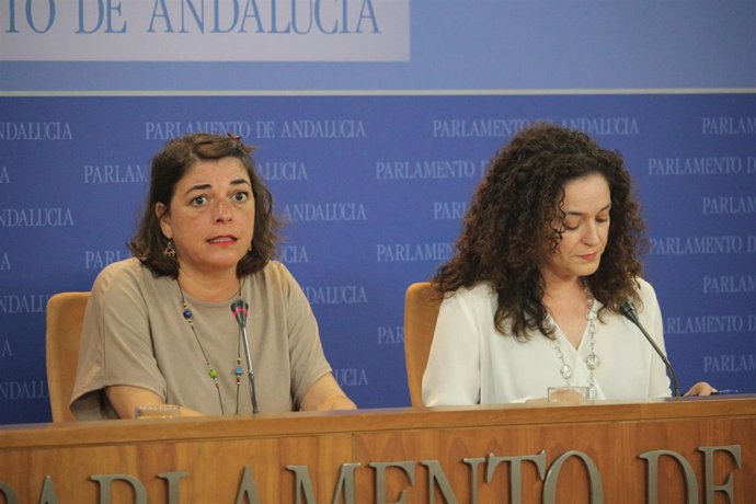 Elena Cortés e Inmaculada Nieto, este miércoles