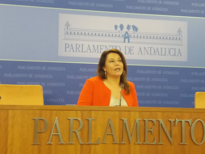 La portavoz parlamentaria del PP-A, Carmen Crespo.